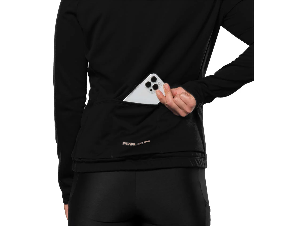 Pearl iZUMi Women's Quest Thermal Jersey (Black) (L)